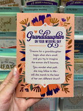 Load image into Gallery viewer, Hallmark Granddaughter Wedding Card