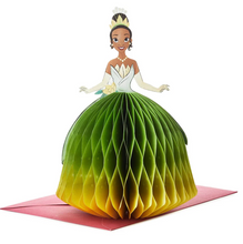 Load image into Gallery viewer, Hallmark Paper Wonder Disney Tiana Honeycomb card