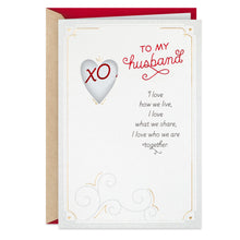 Load image into Gallery viewer, XO Heart Love You Valentine's Day Card for Husband