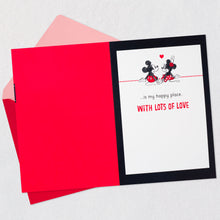 Load image into Gallery viewer, Disney Mickey and Minnie Valentine’s Day Card for Wife With Magnet
