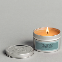 Load image into Gallery viewer, Votivo 4 oz Travel Tin Juniper Rain