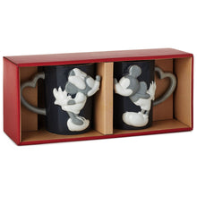 Load image into Gallery viewer, Disney Mickey and Minnie Kissyface Mugs, Set of 2