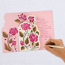 Load image into Gallery viewer, You Fill My World With Love Pop-Up Valentine's Day Card for Wife