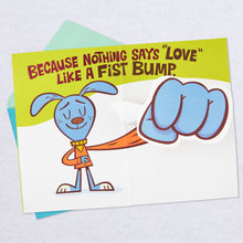 Load image into Gallery viewer, Love Fist Bump Funny Pop Up Birthday Card for Son