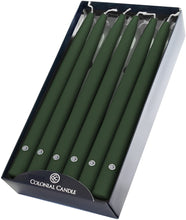 Load image into Gallery viewer, Evergreen Taper Candles-Various sizes avail.