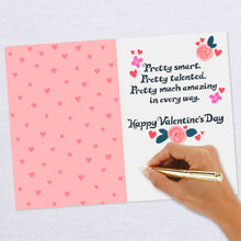 Load image into Gallery viewer, Pretty Amazing Cat Valentine's Day Card for Granddaughter
