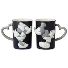 Load image into Gallery viewer, Disney Mickey and Minnie Kissyface Mugs, Set of 2