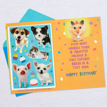 Load image into Gallery viewer, Hamster and Cupcake Birthday Card for Grandson