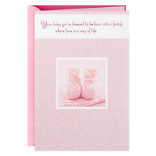 Load image into Gallery viewer, Happy Start in Life New Baby Girl Card