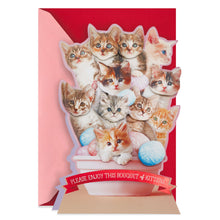 Load image into Gallery viewer, Bouquet of Kittens Valentine's Day Card