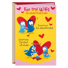 Load image into Gallery viewer, Bird Couple Funny Pop-Up Valentine's Day Card for Wife
