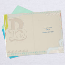 Load image into Gallery viewer, Best With a B Birthday Card for Brother