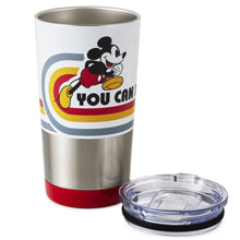 Load image into Gallery viewer, Disney Mickey Mouse You Can Do It Stainless Steel Travel Mug, 15 oz.