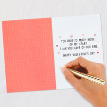 Load image into Gallery viewer, Bed Space Romantic Funny Valentine's Day Card