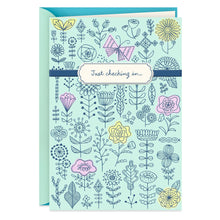 Load image into Gallery viewer, Just Checking In Religious Get Well Card