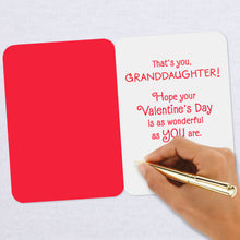 Load image into Gallery viewer, Disney Minnie Mouse Valentine's Day Card for Granddaughter