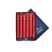 Load image into Gallery viewer, Traditional Cranberry Taper Candle-Various sizes available
