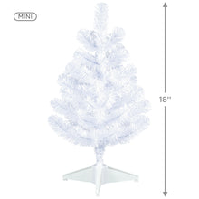 Load image into Gallery viewer, Miniature Keepsake Ornament White Christmas Tree, 18"