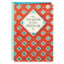 Load image into Gallery viewer, You're Your Own Man Birthday Card for Son