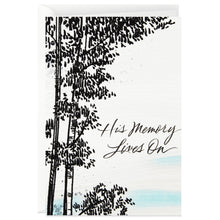 Load image into Gallery viewer, Winter Trees Sympathy Card for Him