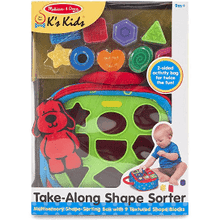 Load image into Gallery viewer, Take-Along Shape Sorter Baby and Toddler Toy
