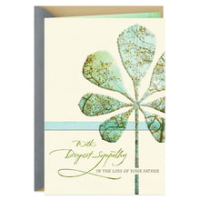 Load image into Gallery viewer, Remembering Your Father's Gifts Sympathy Card