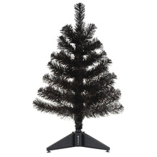 Load image into Gallery viewer, Miniature Keepsake Ornament Black Christmas Tree, 18"