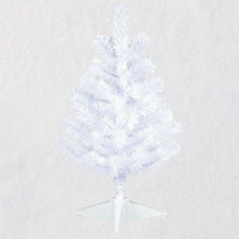 Load image into Gallery viewer, Miniature Keepsake Ornament White Christmas Tree, 18"