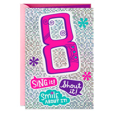 Load image into Gallery viewer, Ready for the Spotlight 8th Birthday Card