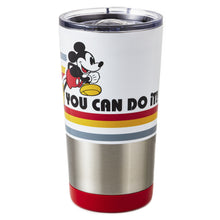 Load image into Gallery viewer, Disney Mickey Mouse You Can Do It Stainless Steel Travel Mug, 15 oz.
