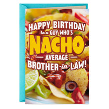 Load image into Gallery viewer, Queso Pop-Up Birthday Card for Brother-in-Law