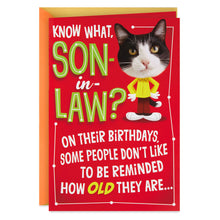 Load image into Gallery viewer, You're the Best Pop Up Birthday Card for Son-in-Law