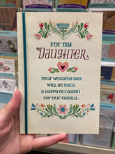 Load image into Gallery viewer, Hallmark Daughter Wedding Shower Card
