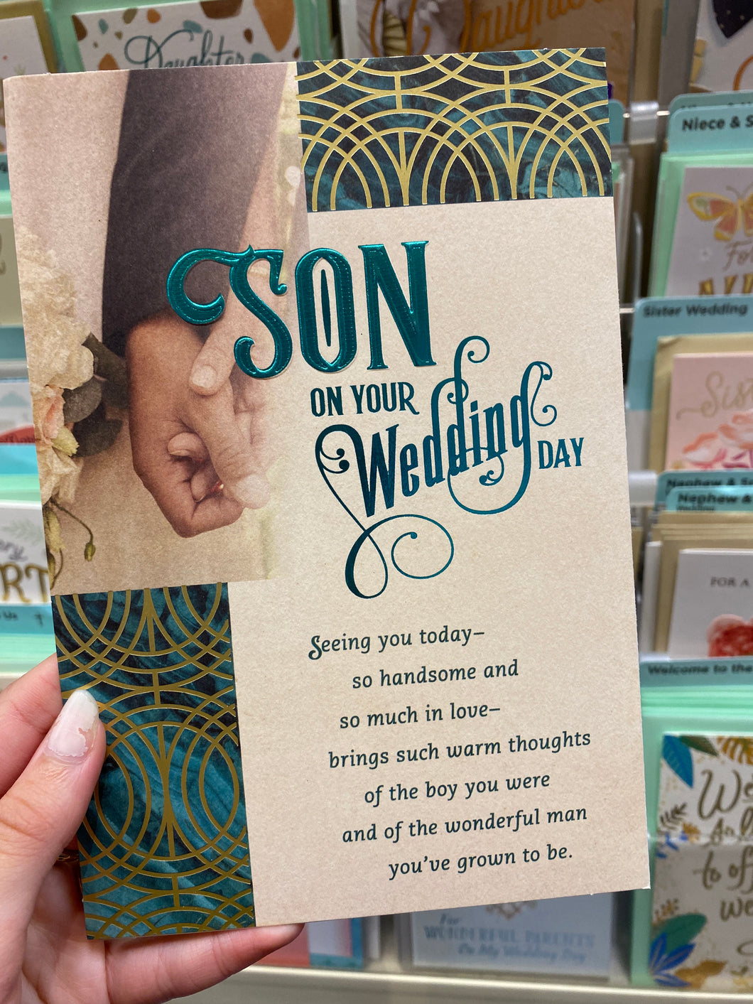 Hallmark Son Wedding Card