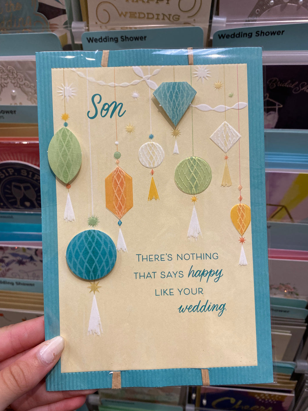 Hallmark Son Wedding Card