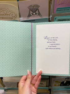 Hallmark Daughter-in-law Wedding Card