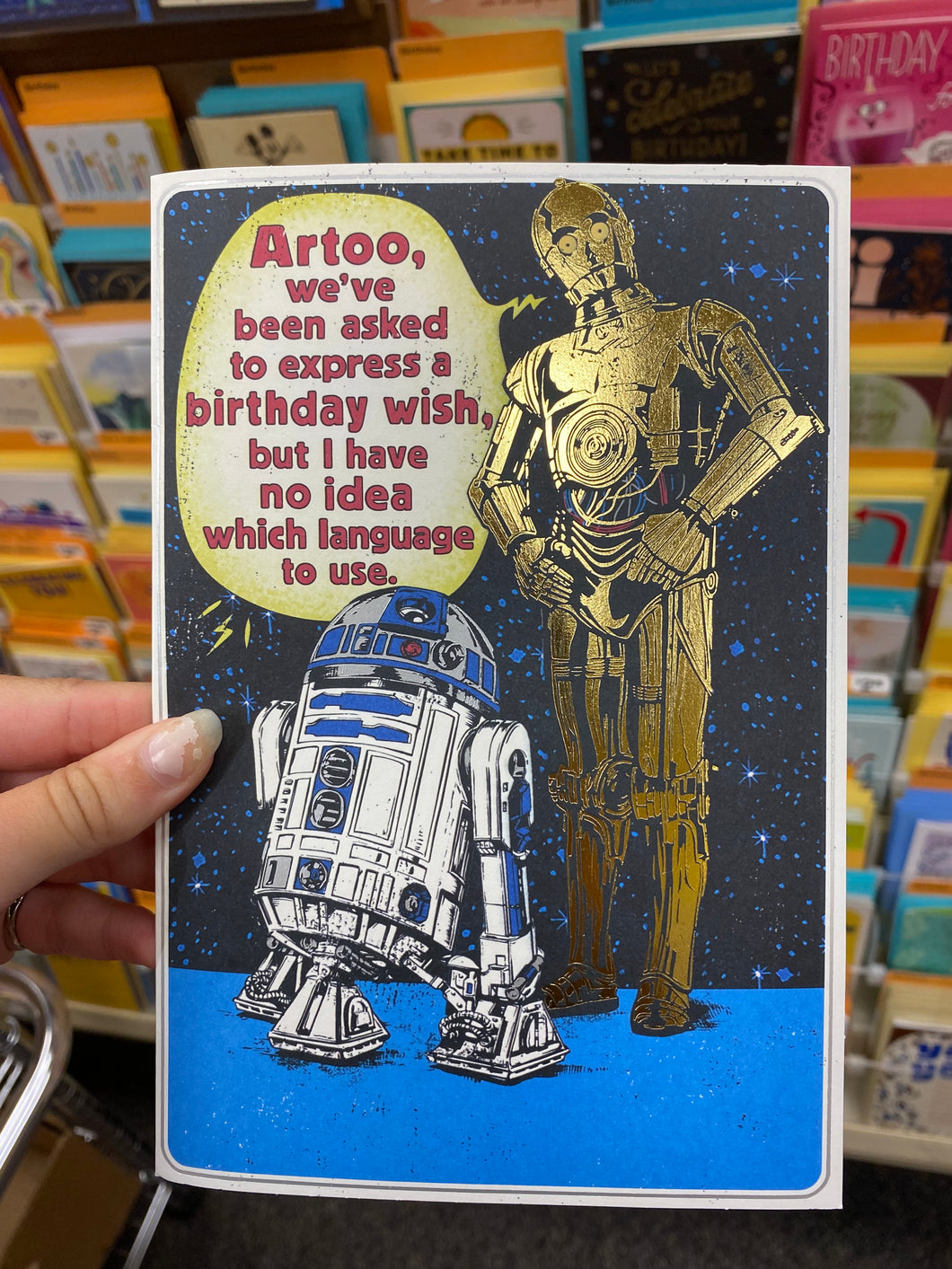 Hallmark Star Wars R2 and C3PO Birthday Card Music