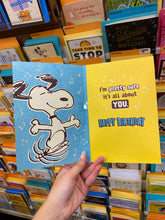 Load image into Gallery viewer, Hallmark Snoopy Happy Birthday Card Musical
