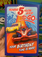 Load image into Gallery viewer, 5th Birthday Hot wheels Sound Card
