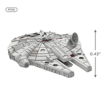 Load image into Gallery viewer, Mini Star Wars™ Millennium Falcon™ Ornament, 0.43&quot;
