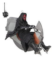 Load image into Gallery viewer, Star Wars: The Phantom Menace™ 25th Anniversary Darth Maul™ and Sith Probe Droid™ Ornaments, Set of 2
