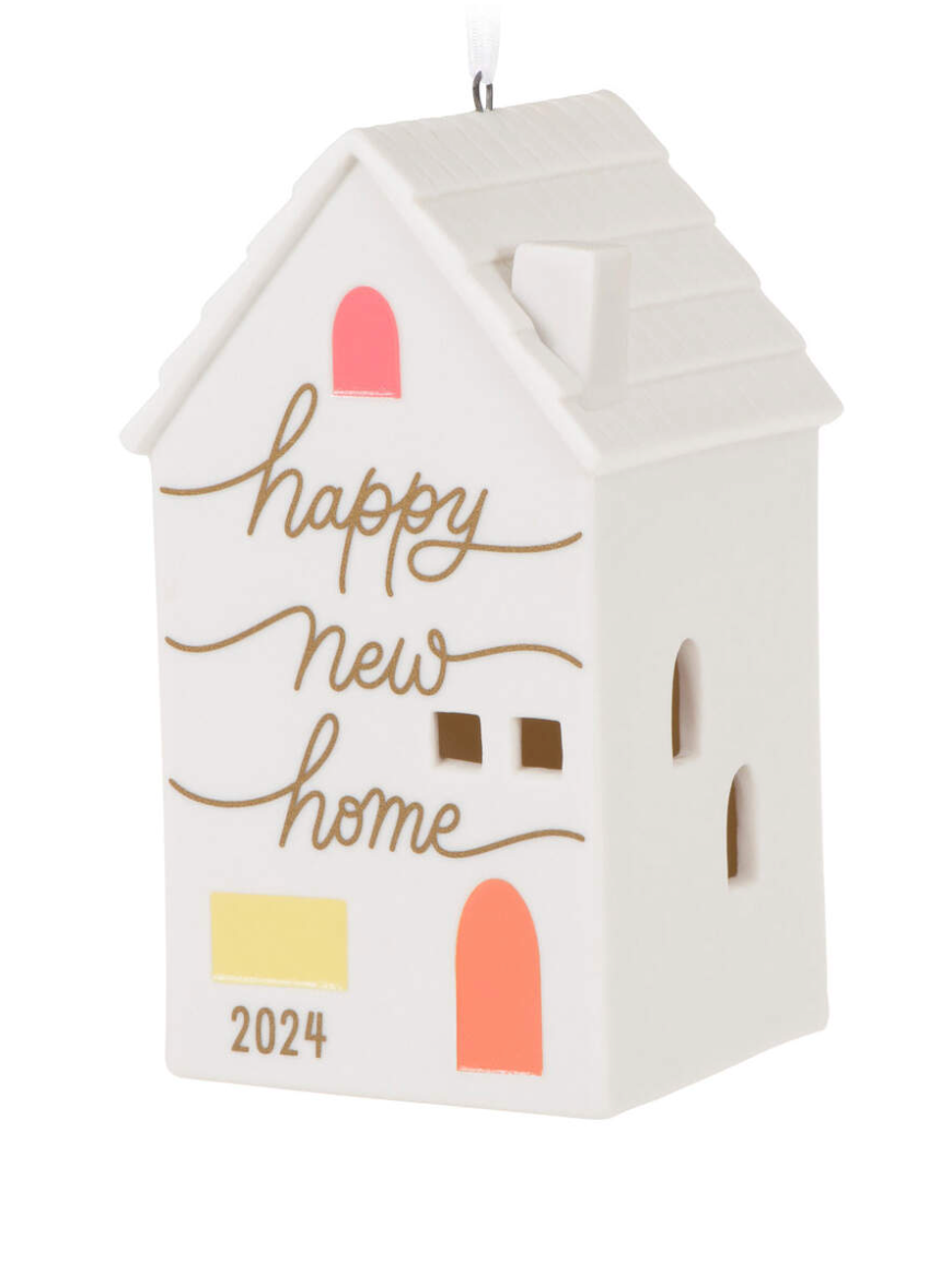 New Home 2024 Porcelain Ornament