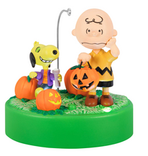 Load image into Gallery viewer, The Peanuts® Gang Trick-or-Treating Pals Ornament With Light and Sound
