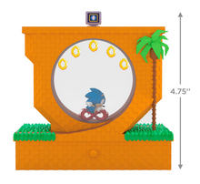 Load image into Gallery viewer, Sonic the Hedgehog™ Sonic Collecting Rings Ornament With Light, Sound and Motion
