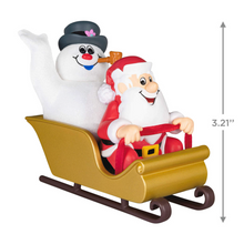 Load image into Gallery viewer, Frosty the Snowman™ Frosty and Santa Ornament
