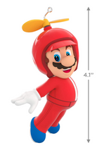 Load image into Gallery viewer, Nintendo Super Mario™ Powered Up With Mario Propeller Mario Ornament
