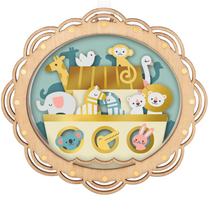 Load image into Gallery viewer, Noah&#39;s Ark Papercraft Ornament
