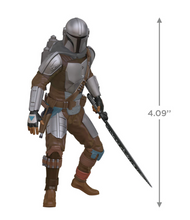 Load image into Gallery viewer, Star Wars: The Mandalorian™ Wielding the Darksaber™ Ornament
