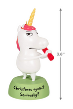 Load image into Gallery viewer, Meh Unicorn Ornament
