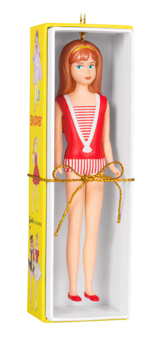 Barbie™ 60th Anniversary Barbie's Little Sister, Skipper™ Ornament